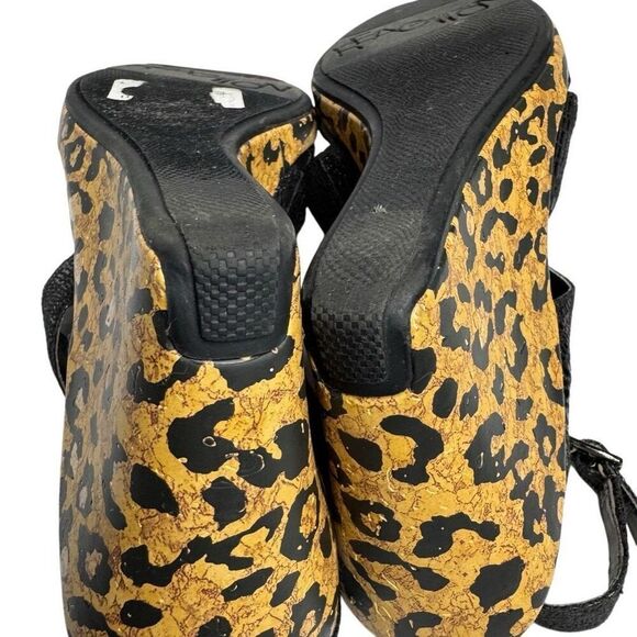 Kenneth Cole Reaction black knock loud wedge sandals size 7 - Picture 5 of 10